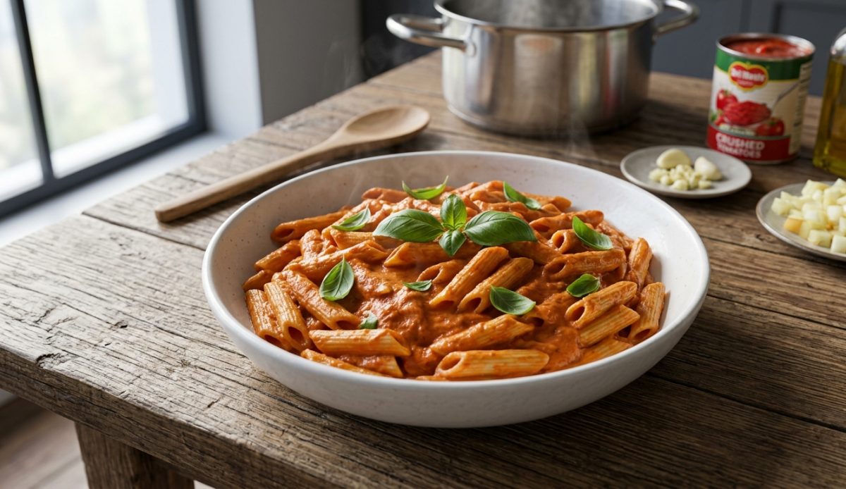 Pasta al Pomodoro Cremosa Vegana Pronta in 30 Minuti Low Carb
