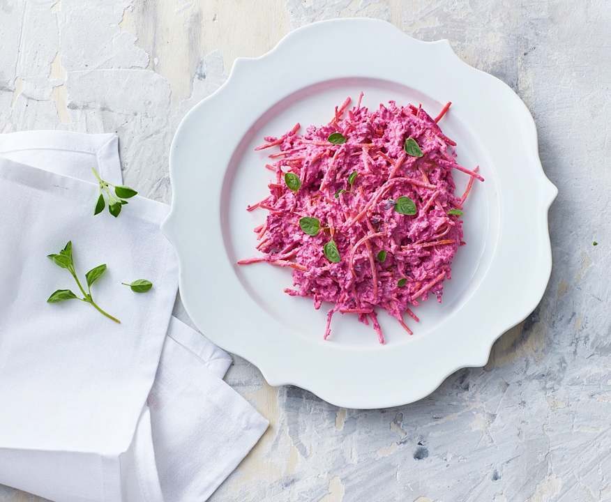 Raita di carote e barbabietola Low Carb