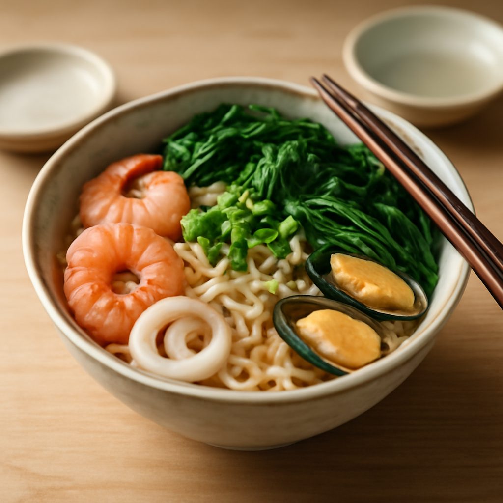 Ramen ai frutti di mare light - Versione italiana