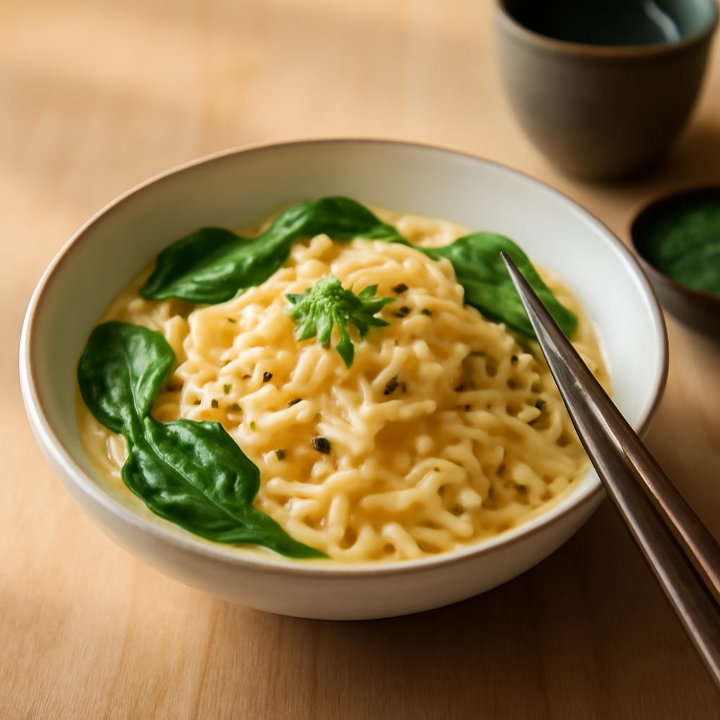 Ramen al Formaggio Light – Versione Asiatica Italiana