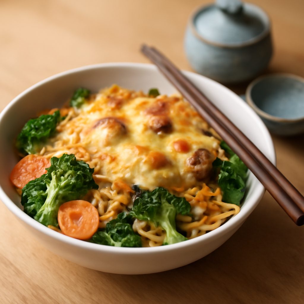 Ramen al Forno Light all'Uovo e Funghi Shiitake