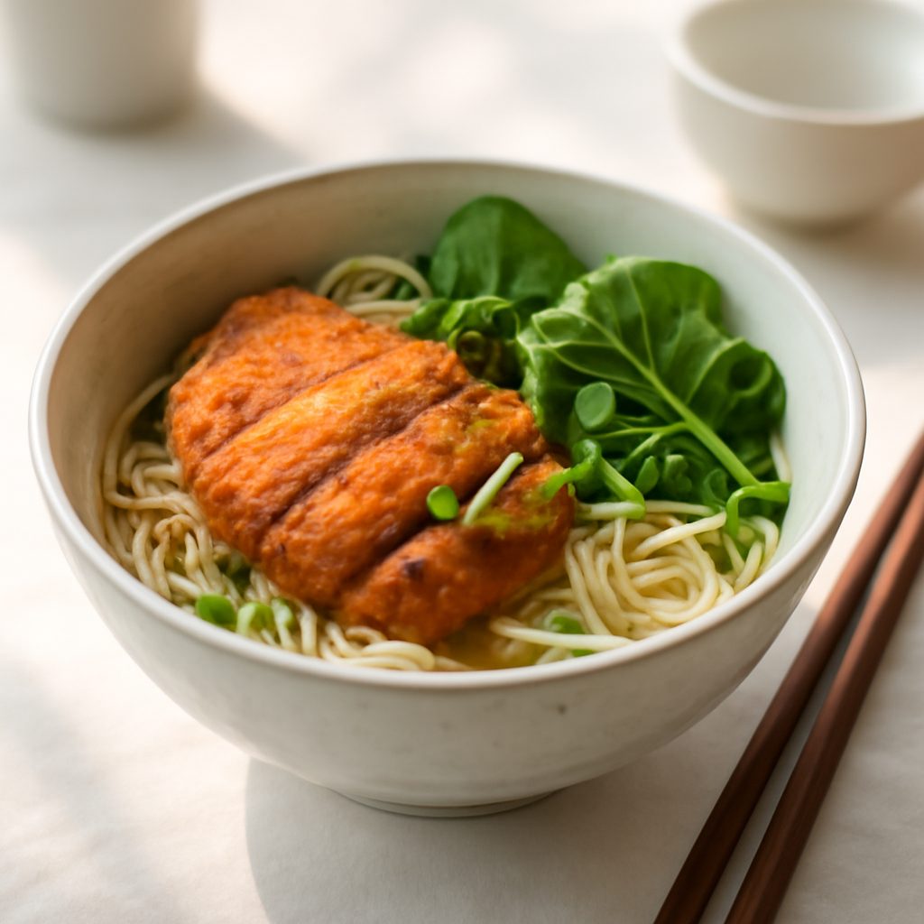 Ramen al pollo panato light - Versione asiatica italiana