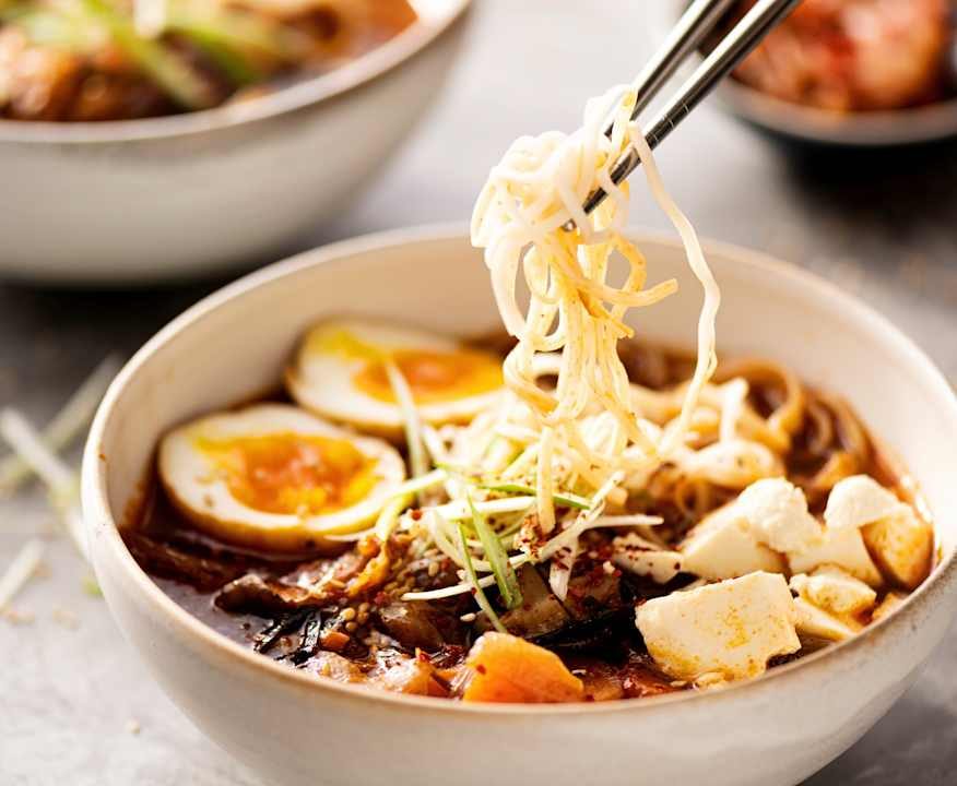 Ramen coreano con tofu Protein