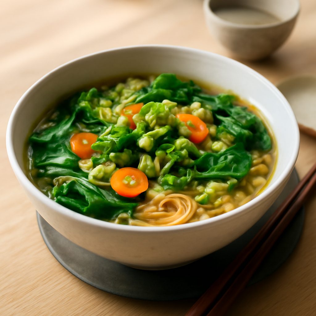 Ramen di verdure light all'italiana