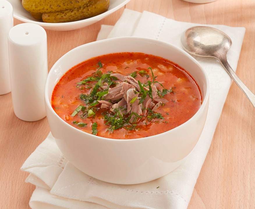 Rassolnik (zuppa di cetriolini) Protein
