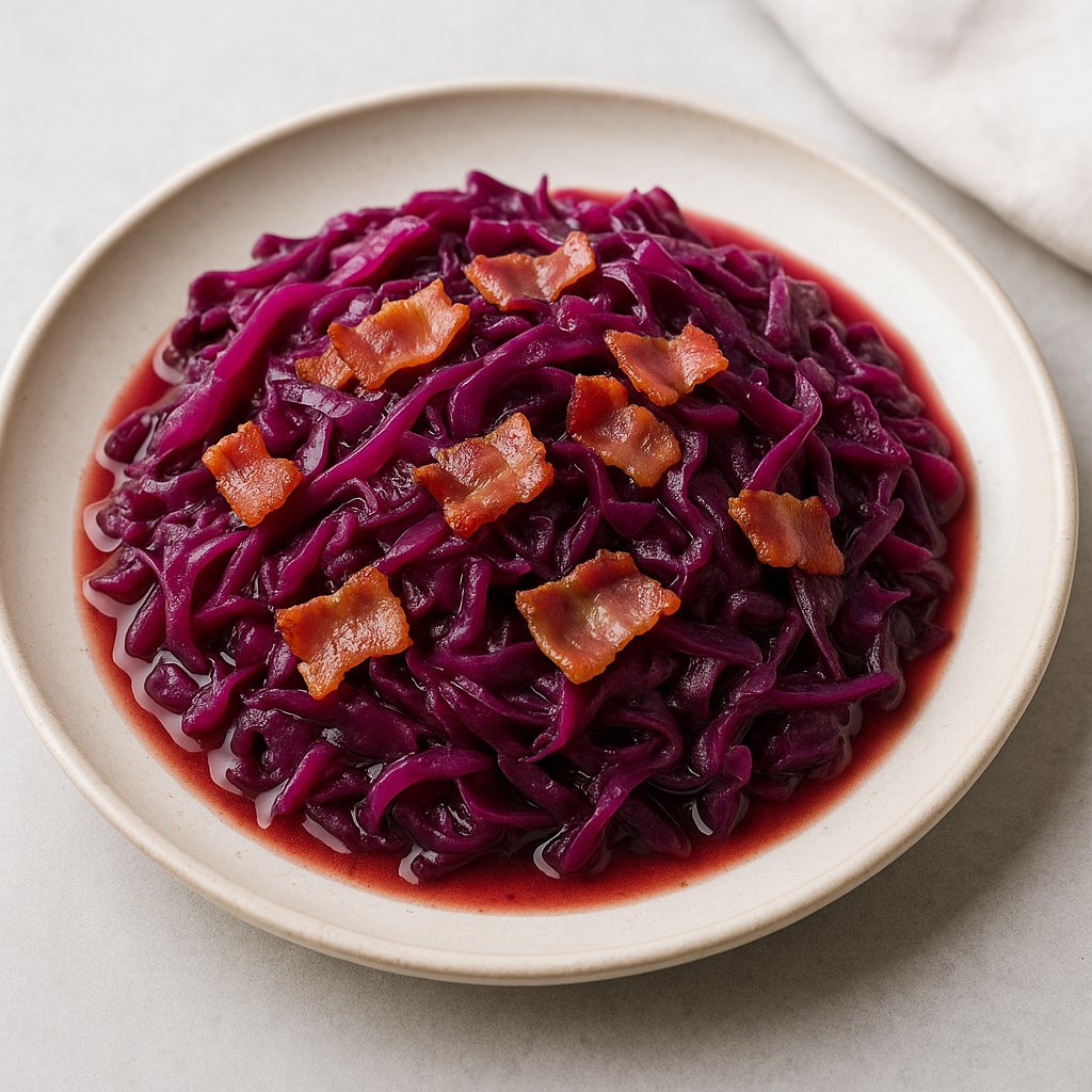 Red Cabbage With Bacon Protein