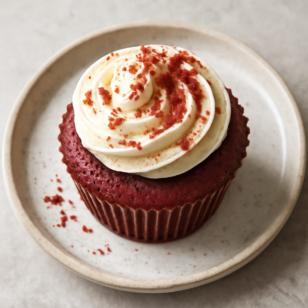 Red Velvet Cupcake Proteico Low-Carb Monoporzione