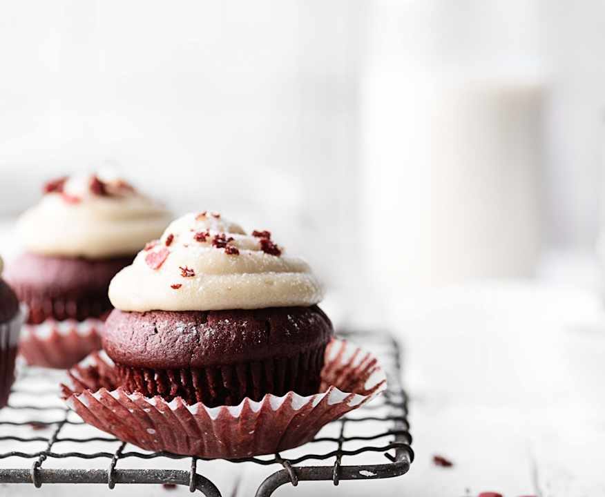 Red velvet cupcakes (vegan)