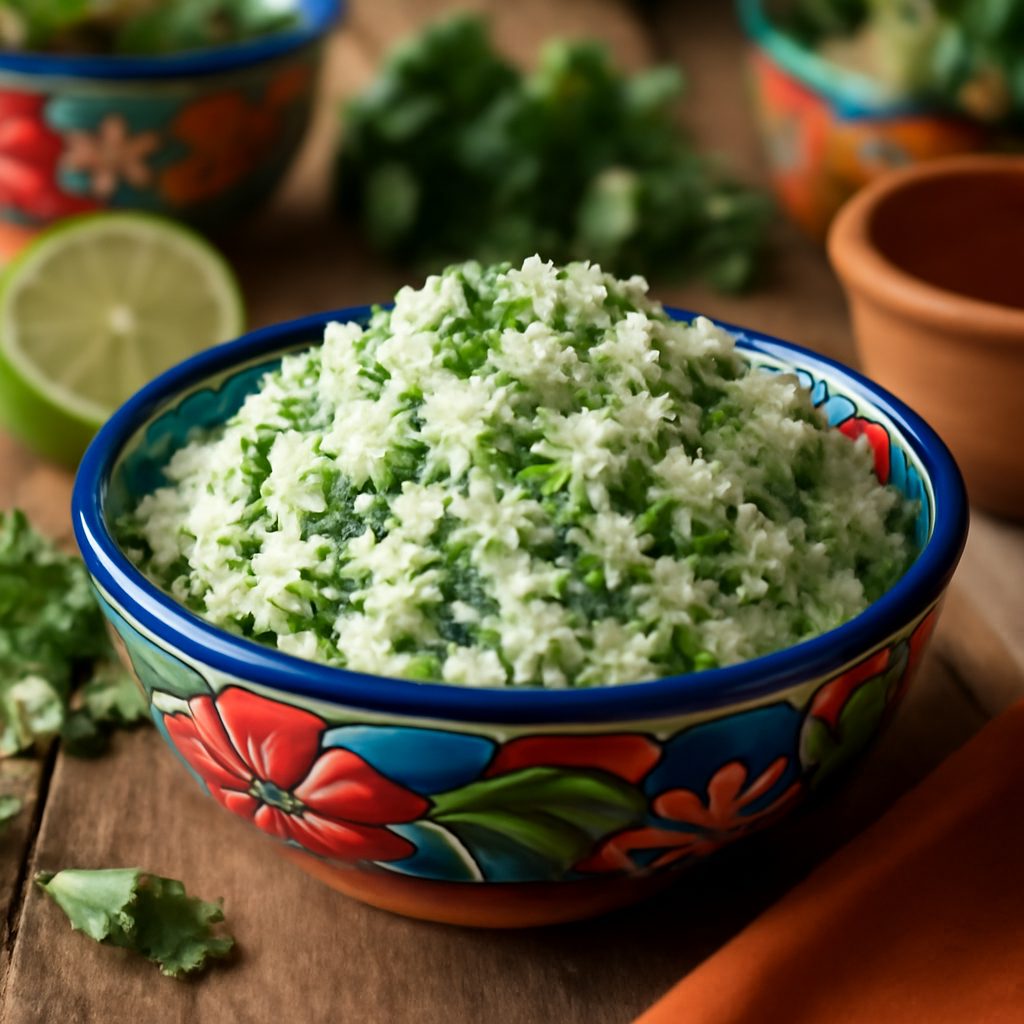 Riso di Cavolfiore al Cilantro e Lime