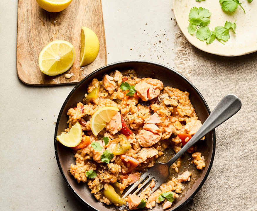 Riso spagnolo al salmone Low Fat