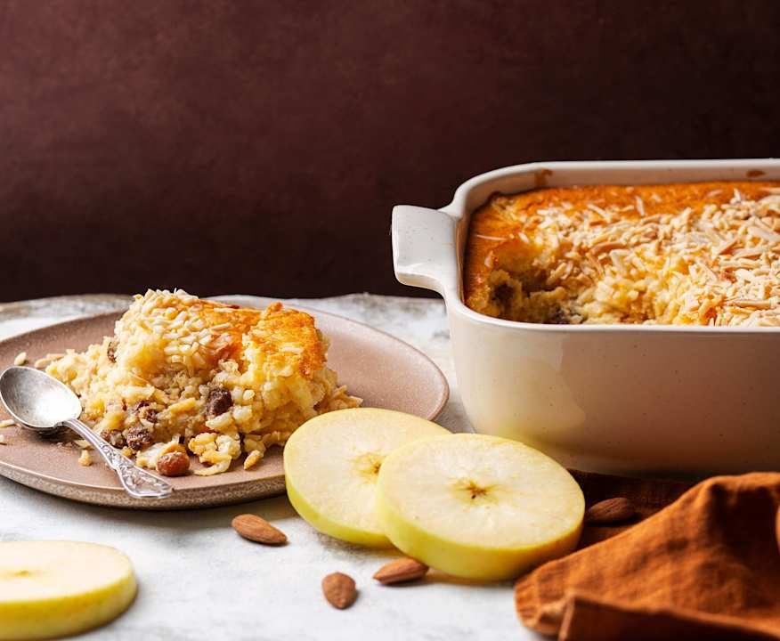 Risolatte con mele e cannella