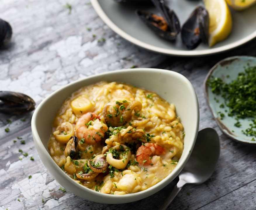 Risotto ai frutti di mare (senza lattosio) Low Carb