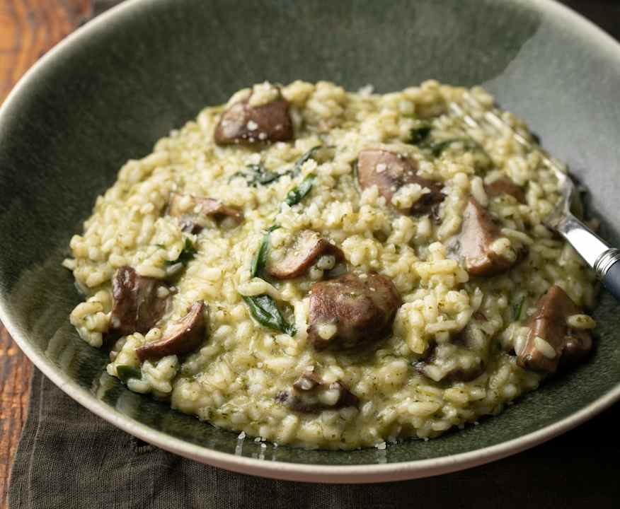 Risotto funghi e spinaci Low Fat