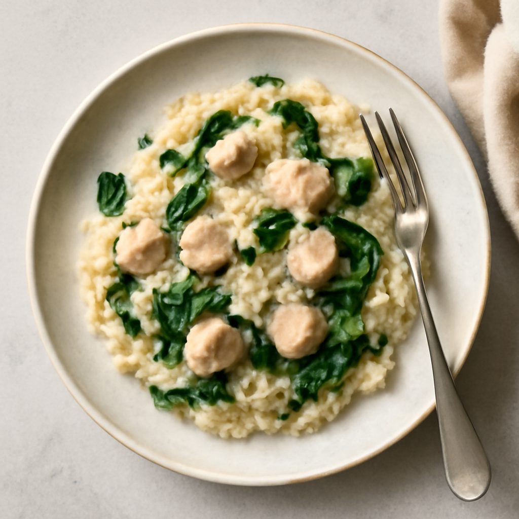 Risotto alle patate dolci fit e budino alla cannella Protein