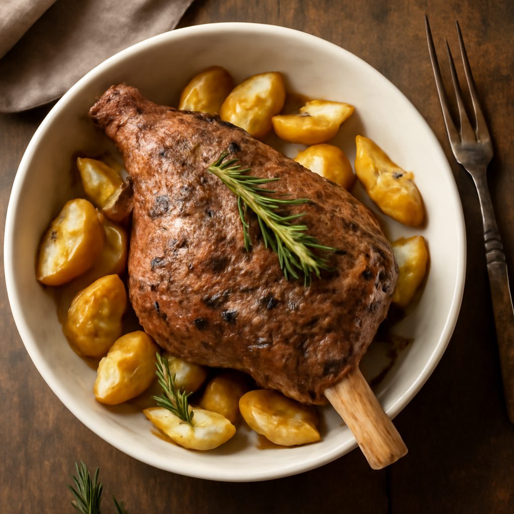 Coscia di Agnello Arrosto al Rosmarino Low Fat