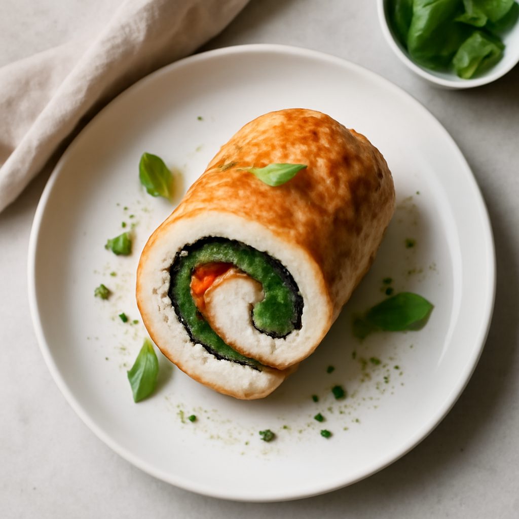 Roll al burro di arachidi e frutti di bosco