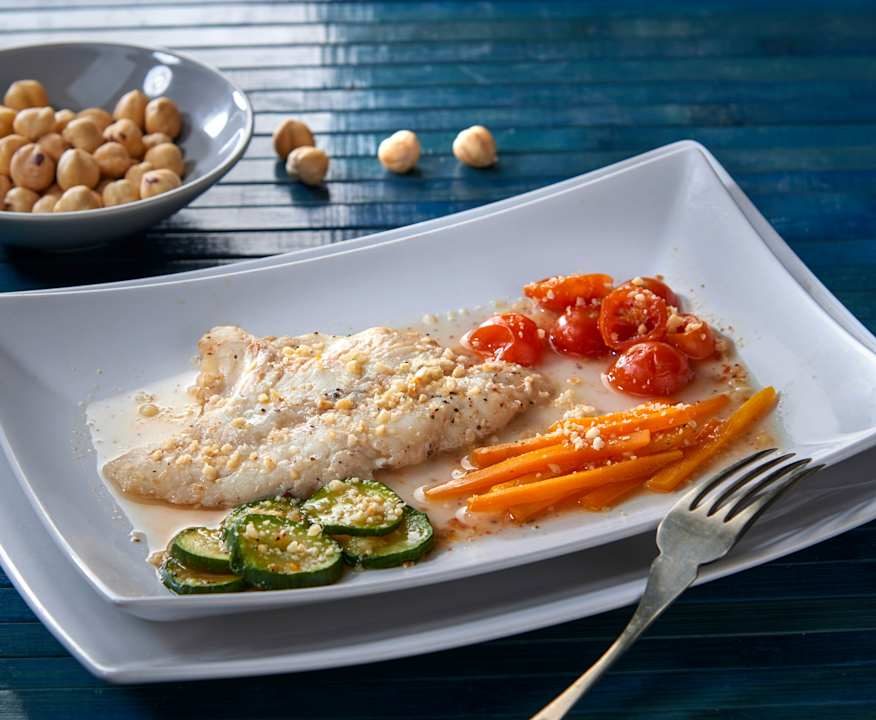 Rombo pomodoro e nocciole Protein