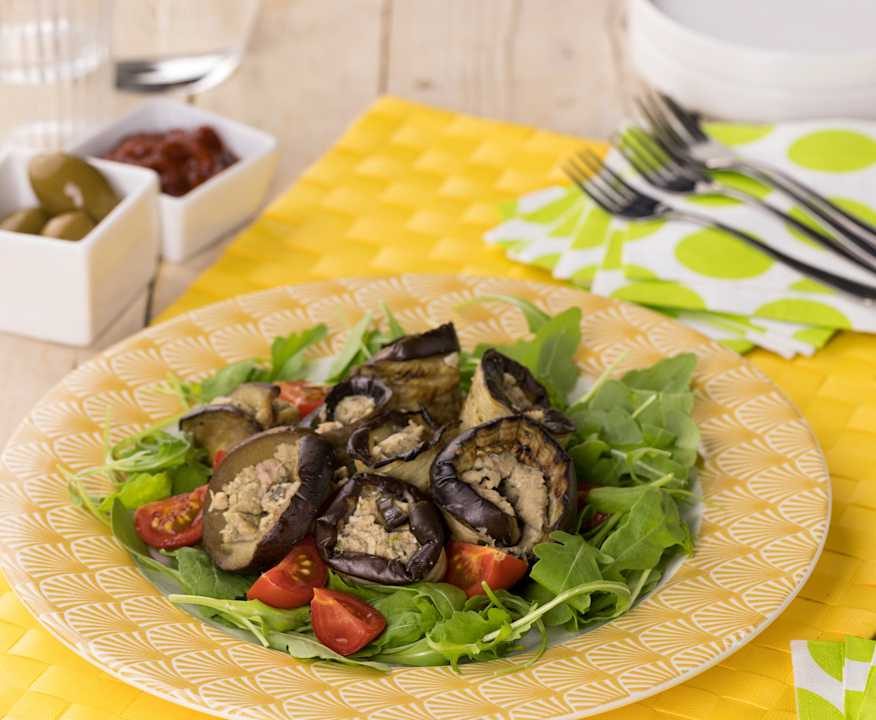 Rose di melanzane al tonno Protein