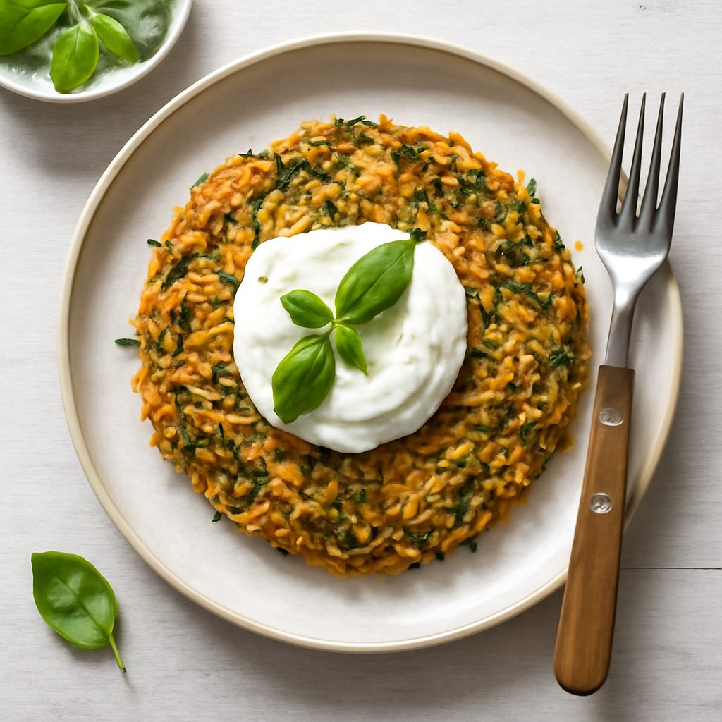Rösti di verdure proteico low-carb