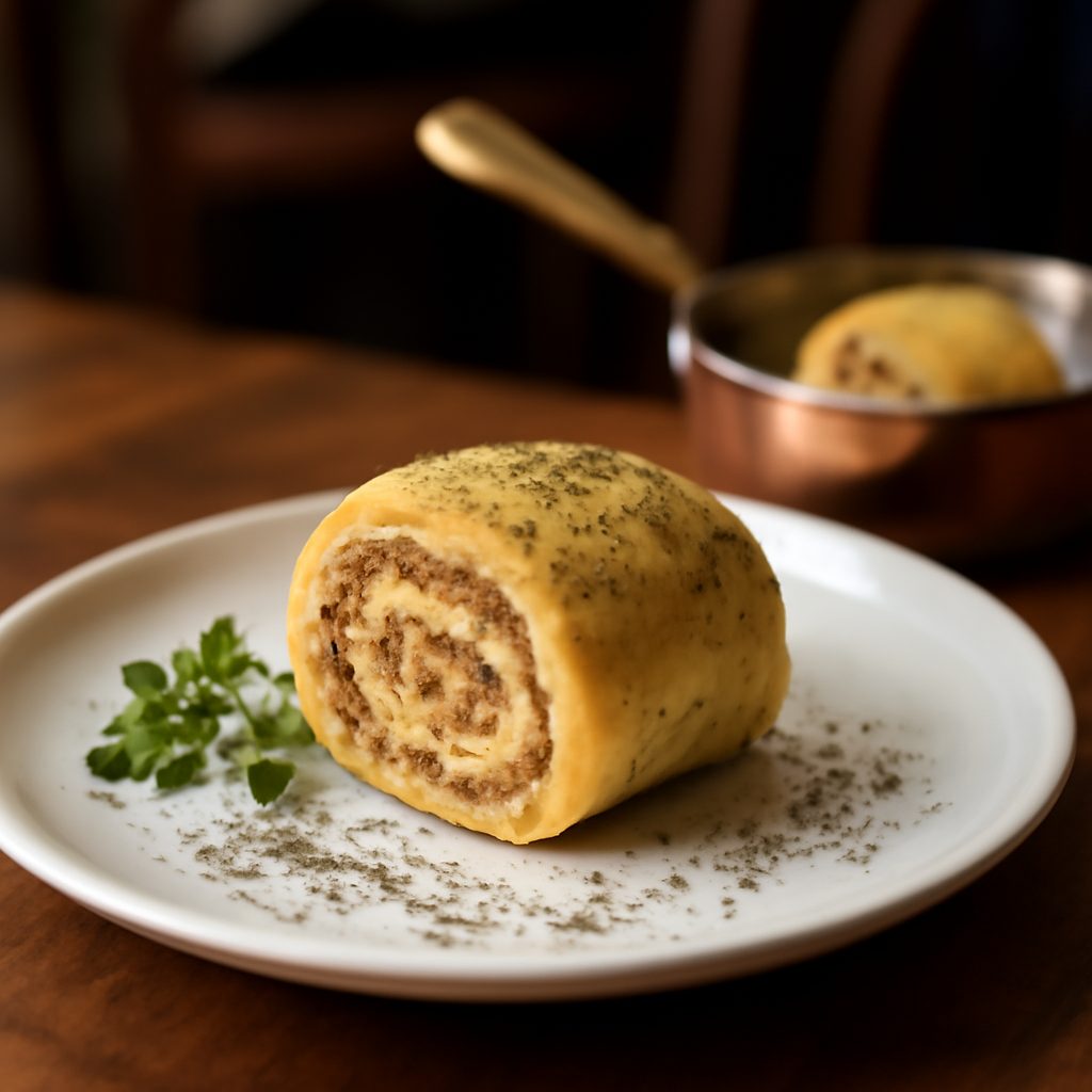 Rotolo di Frittata alle Noci