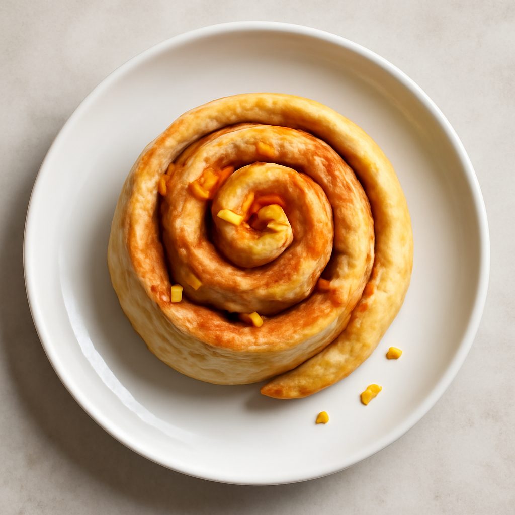 Rotolo di Rose all'Arancia e Cannella