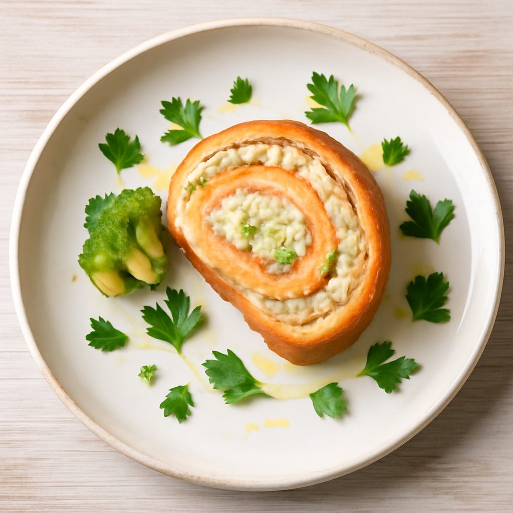 Rotolo di Salmone e Cavolfiore