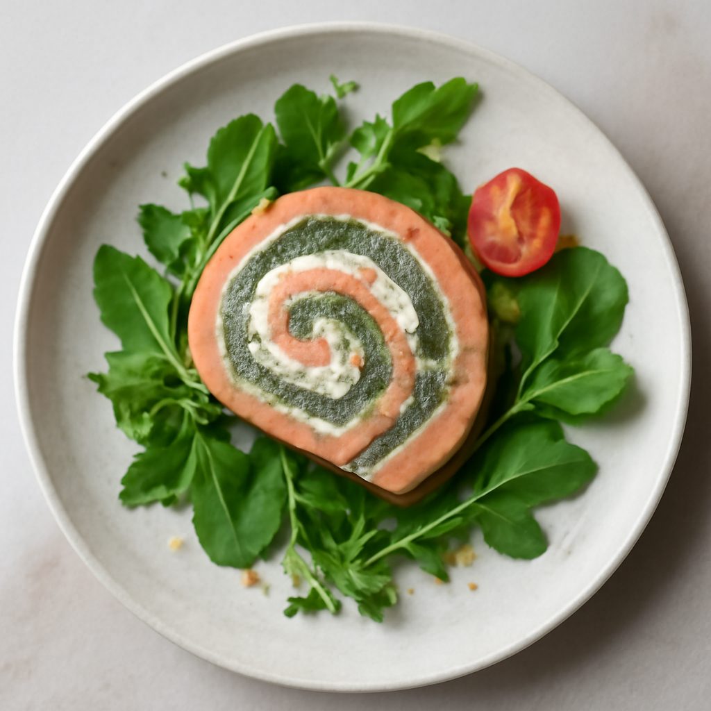 Rotolo di Salmone Proteico Low-Carb