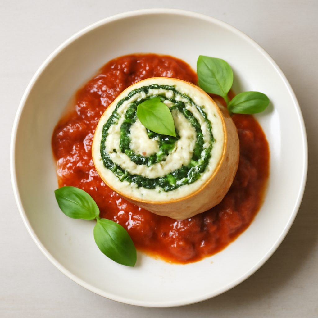 Rotolo con Crema di Yogurt e Frutti di Bosco Low Carb