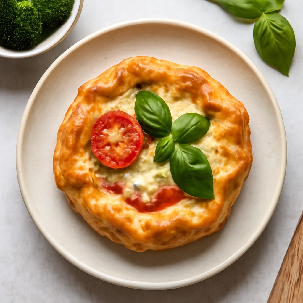 Rustico con Uova e Stracchino Low Carb