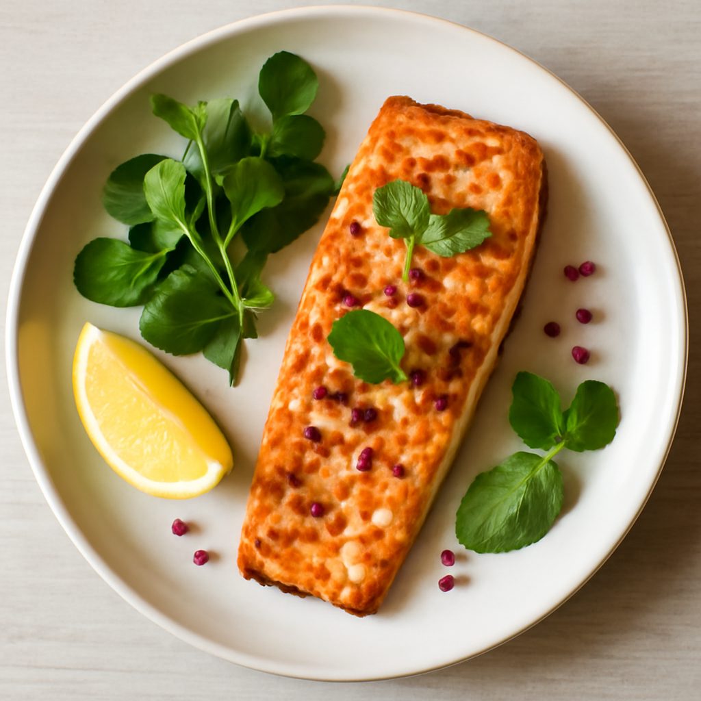 Salmone alla menta con pepe rosa e zenzero - Versione Low Fat