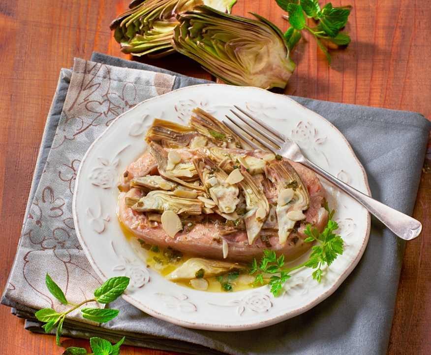 Salmone e carciofi al Varoma Protein