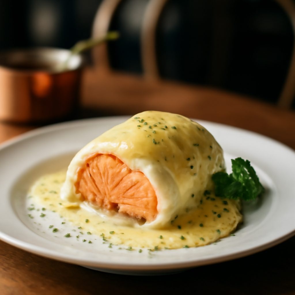 Salmone in Camicia con Salsa Olandese Low Carb