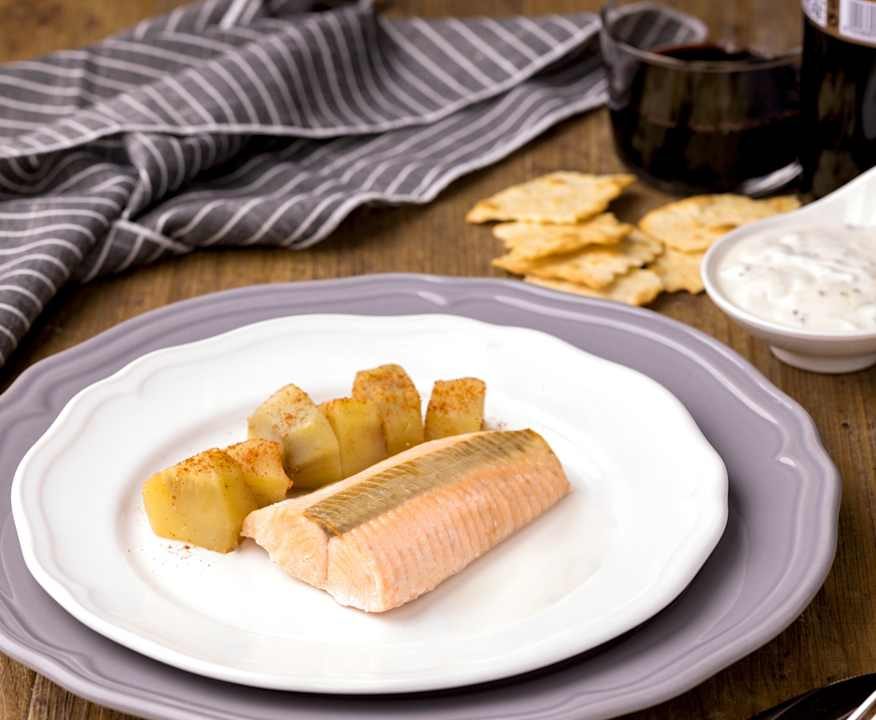 Salmone miele e yogurt greco Protein