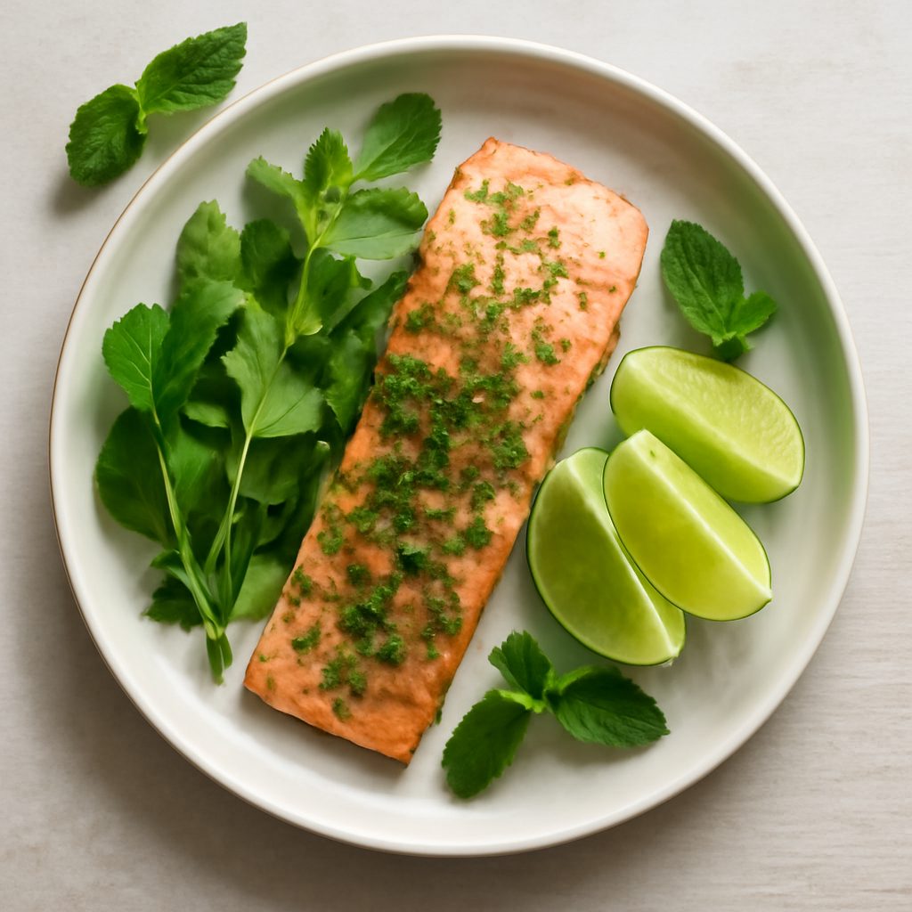 Salmone sottovuoto al mojito