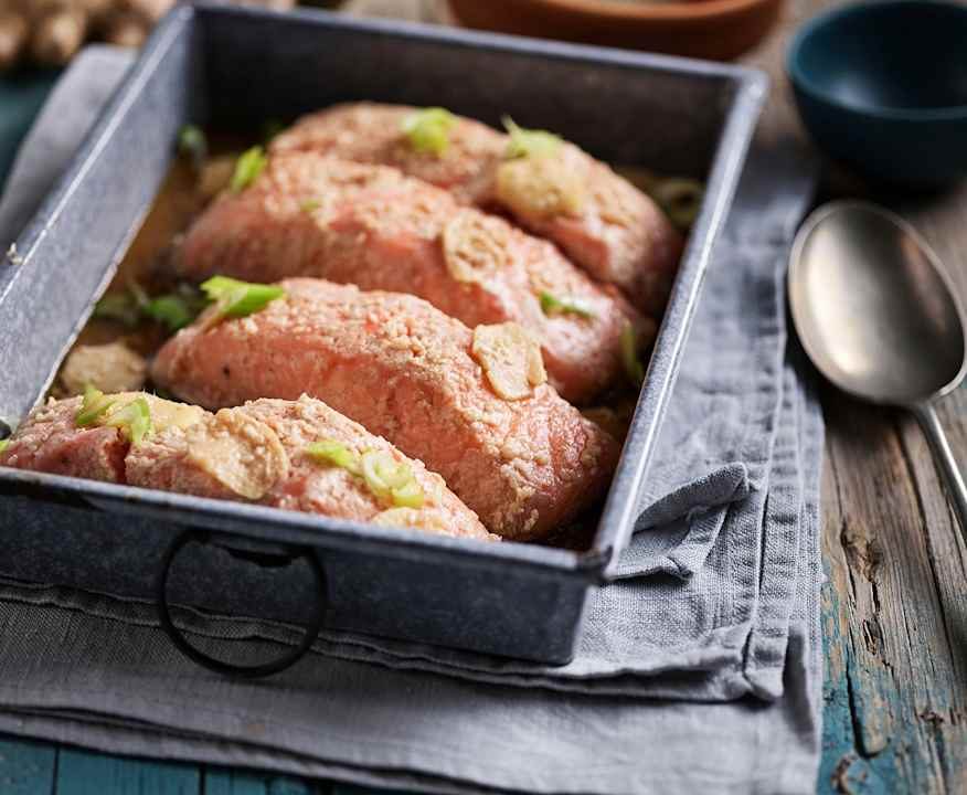 Salmone sottovuoto in salsa teriyaky Protein