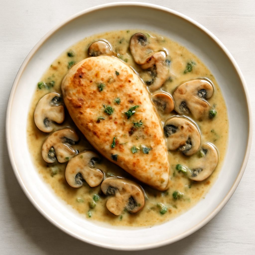 Salsa ai funghi e vino bianco proteica low-carb