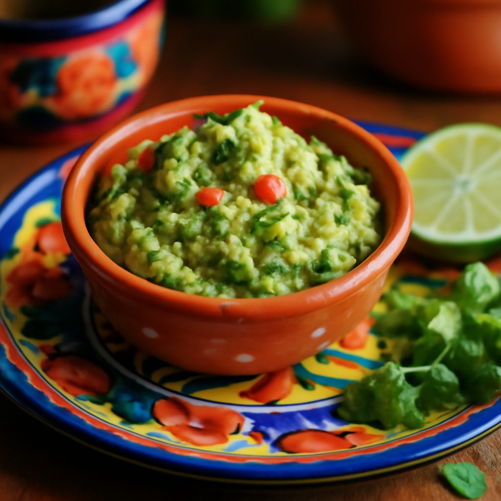 Salsa Guacamole e Tomatillo con Petto di Pollo