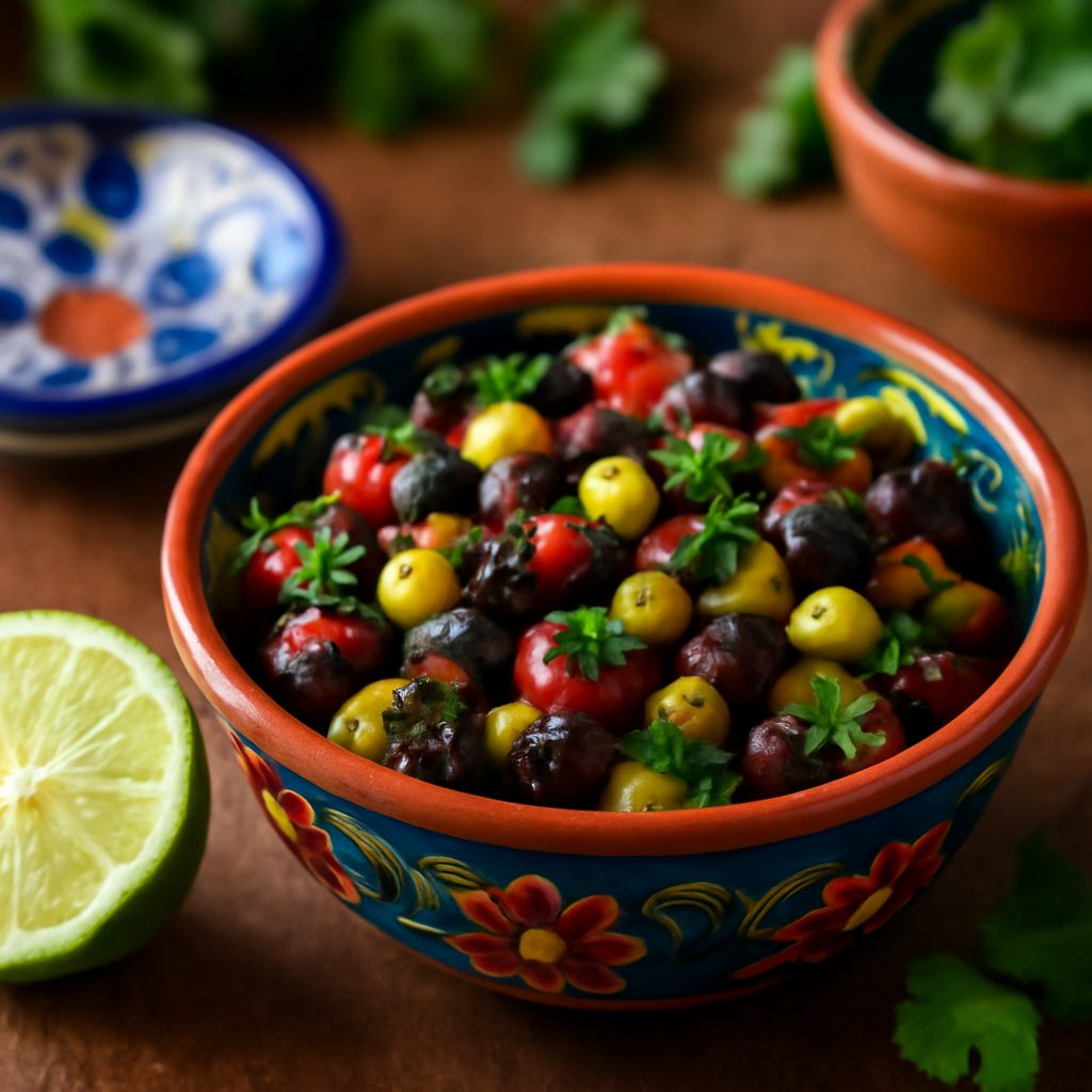 Salsa Messicana di Fagioli Neri e Mais
