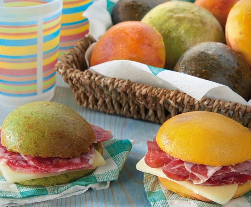 Sandwich colorati Low Carb