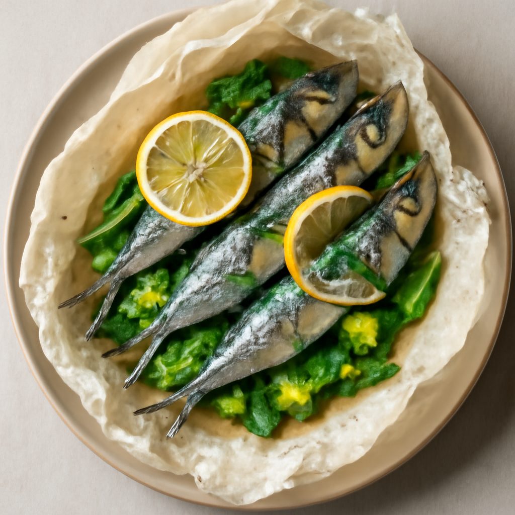 Sardine al cartoccio proteico con insalata di fagiolini low-carb
