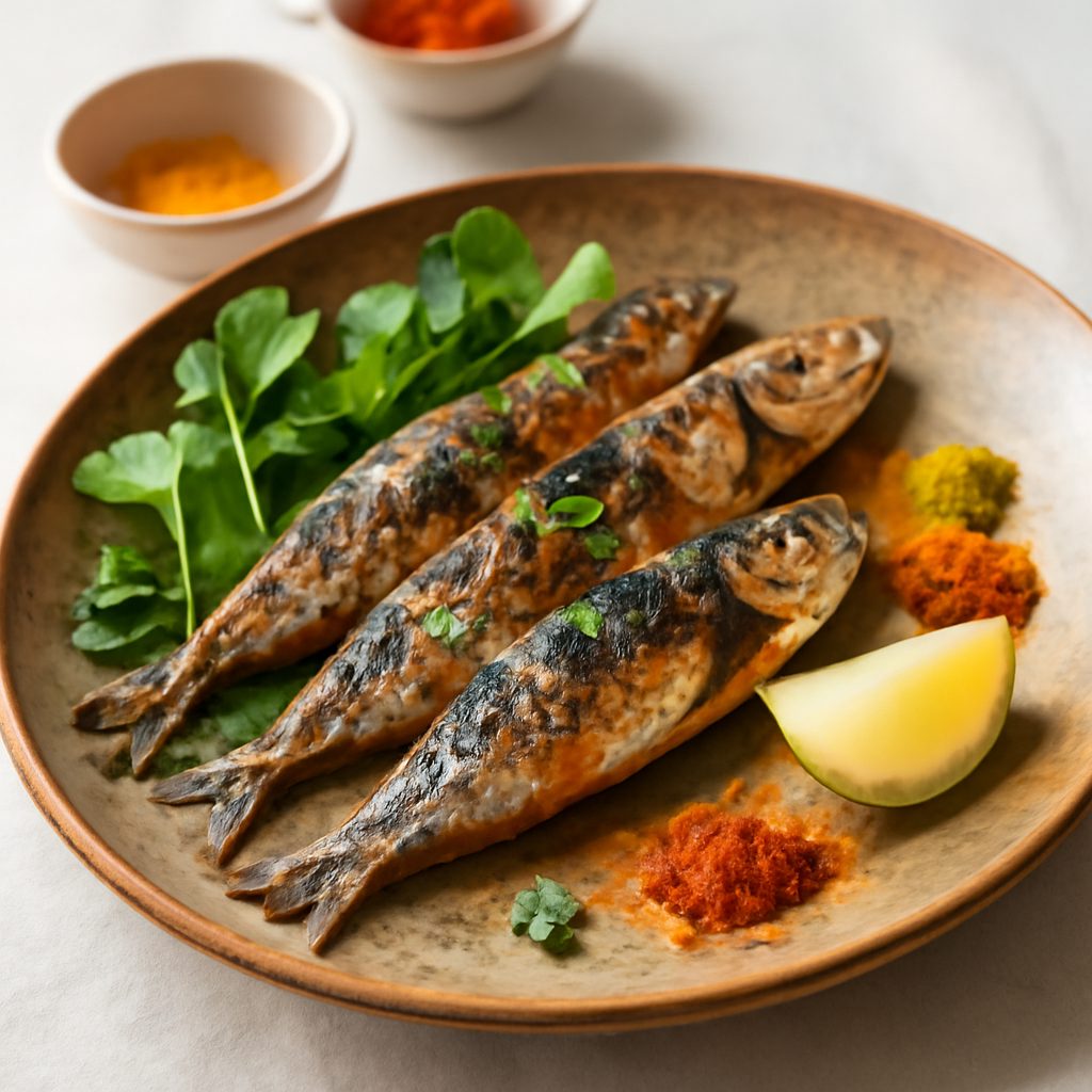 Sardine alla marocchina in griglia - Versione light
