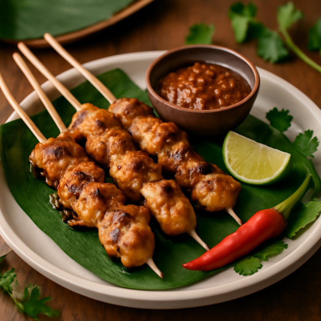 Satay Ayam - Spiedini di Pollo Indonesiani