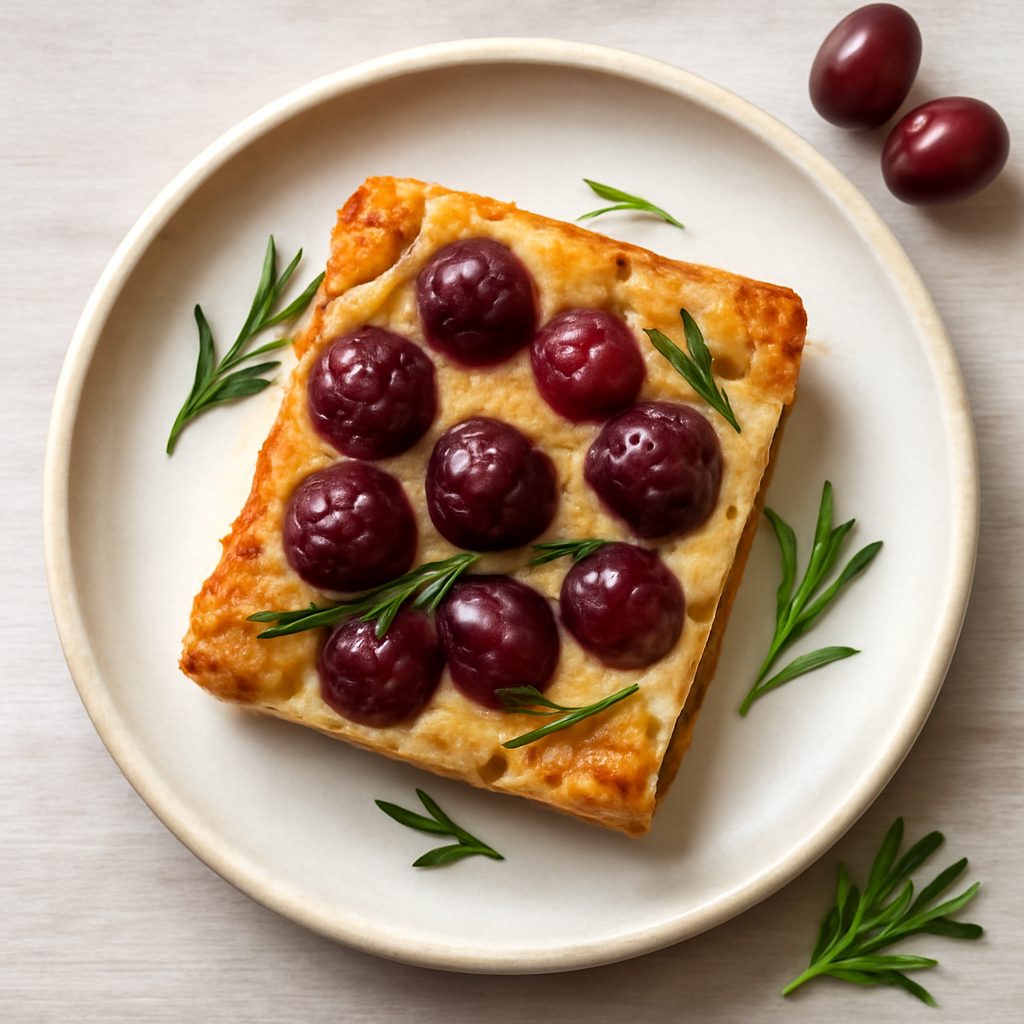 Schiacciata con l'uva Low-Carb Proteica