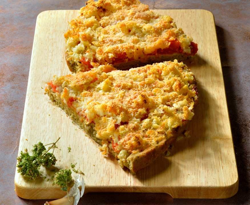 Schiacciata integrale ai pomodori Low Fat