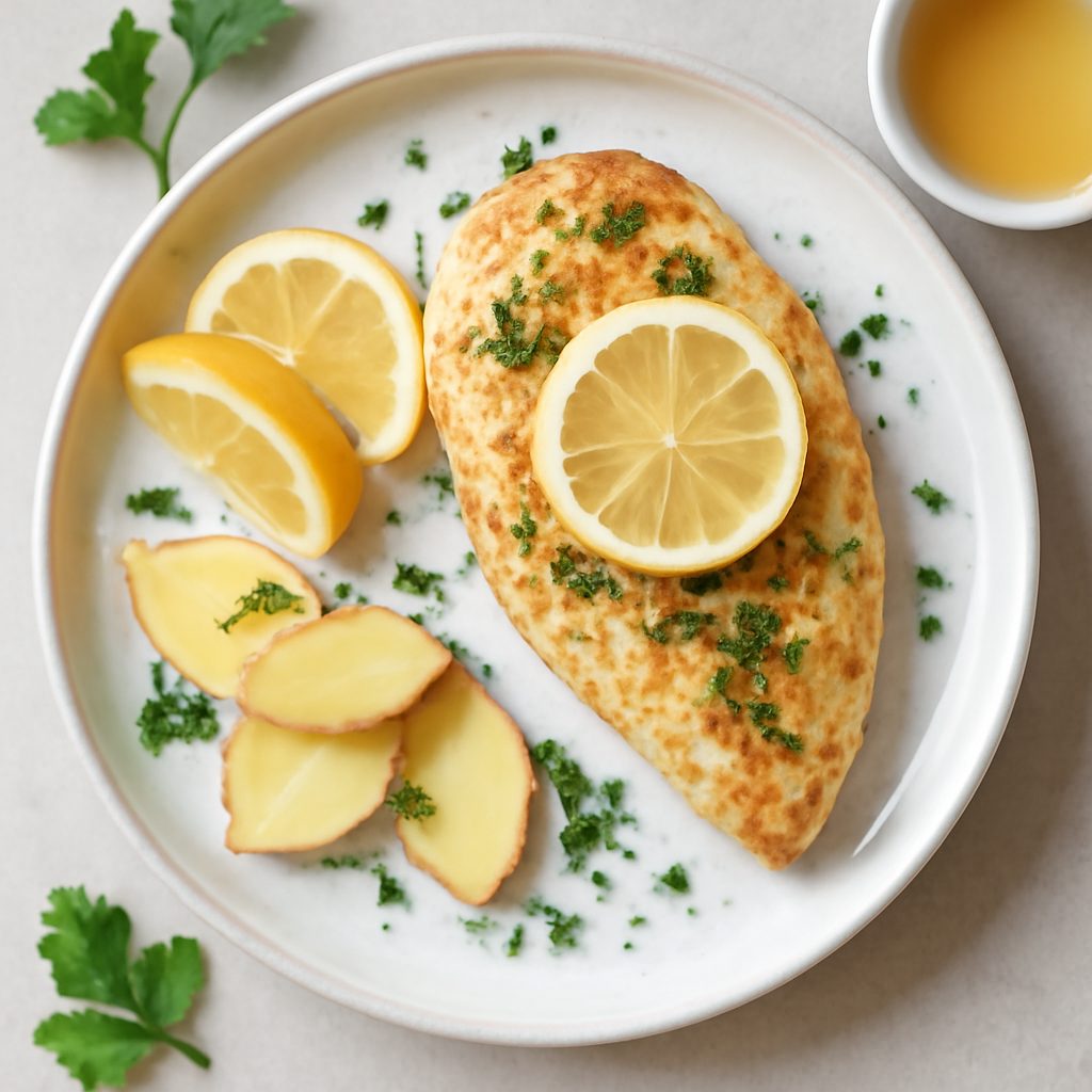 Sciroppo zenzero e limone proteico low-carb