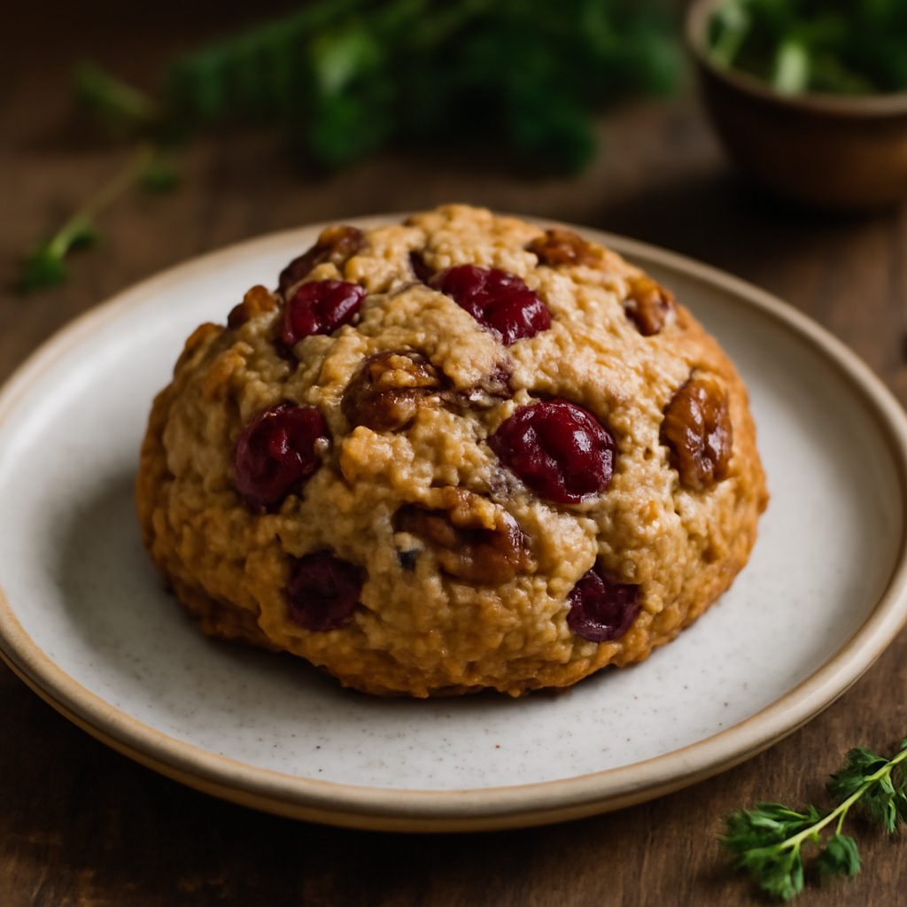 Scone ai Mirtilli Rossi e Noci Pecan