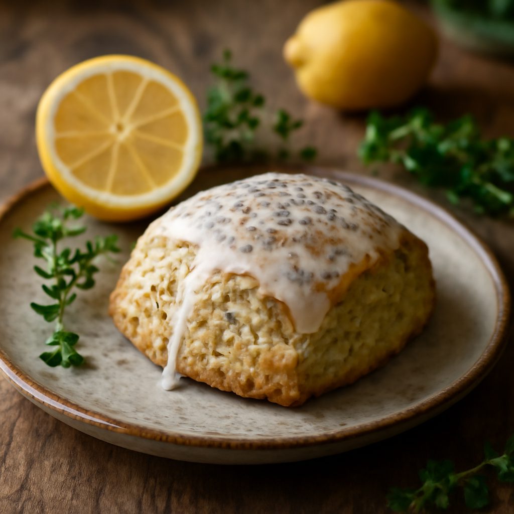 Scone al Limone e Semi di Papavero