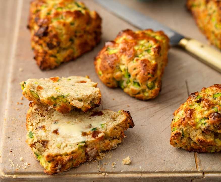 Scones zucchine e albicocche Protein
