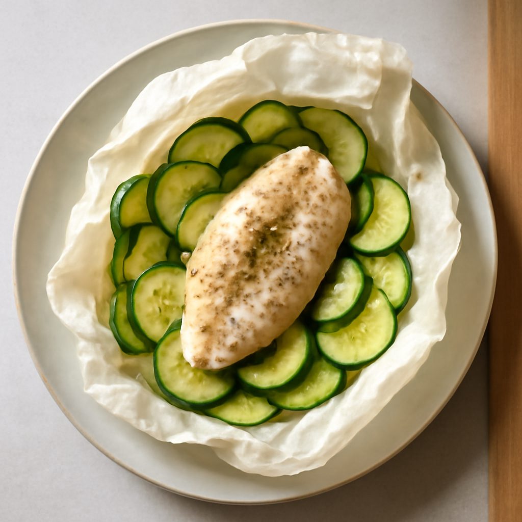Scorfano al cartoccio con zucchine Protein