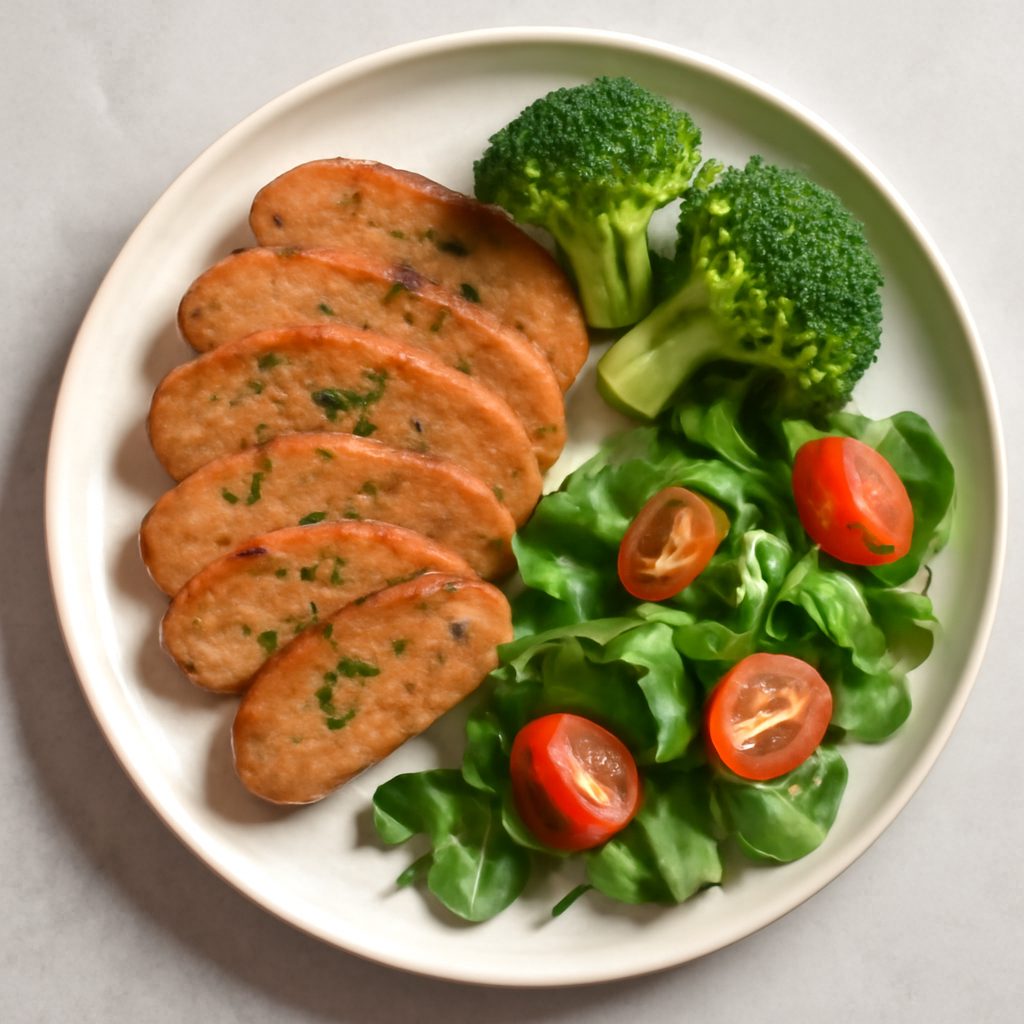 Seitan con crema di ceci